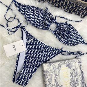 Dior print bikini